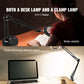 Magnifying Glass with Light 5X Magnifying Lamp 4.3" Glass Lens Base or Clamp Desk Magnifier with 64 LED Lights