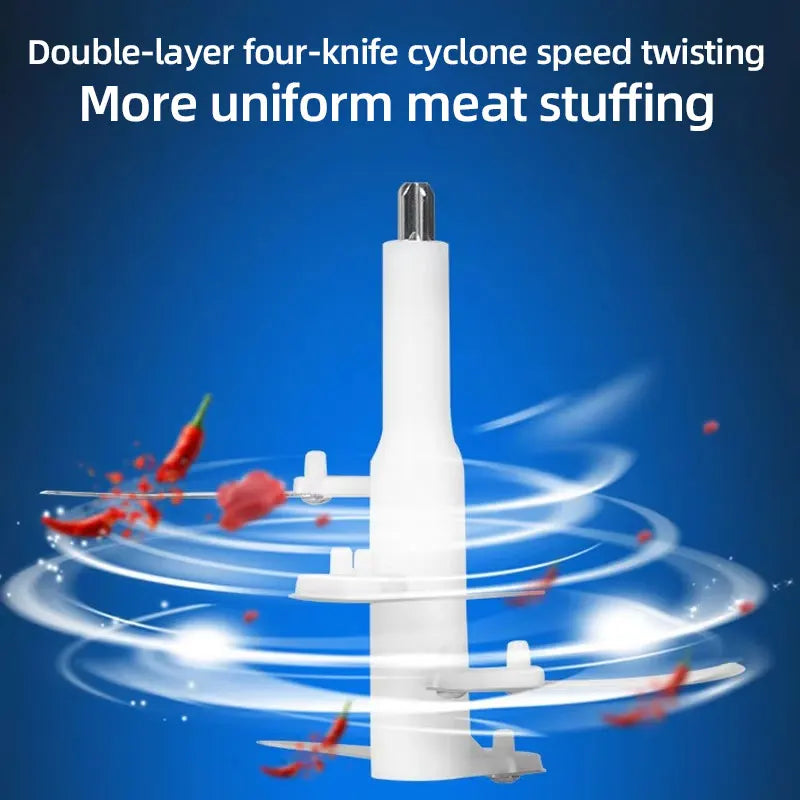 Stainless Steel 2Speeds Electric Chopper Meat Grinder Mincer Food Processor Slicer Vegetable Food Chopper Meat Slicer Machine