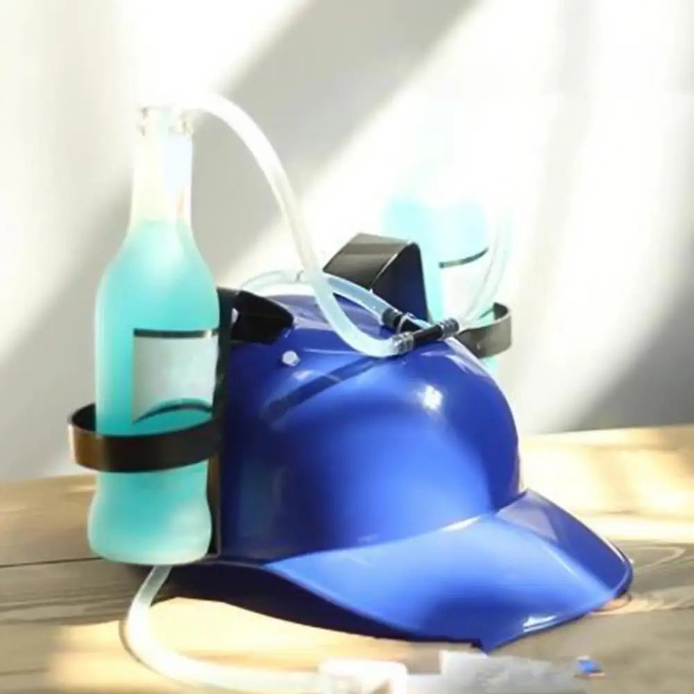 Good Beverage Helmet Practical Non-slip Durable Novelty Beer Hat Drinking Holder  Drinks Helmet