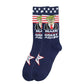 2024 President Donald Trump Spoof Funny Socks Men Women Character Abstract 3D Fake Hair Trump Crew Sokken Homme