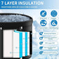 Foldable Ice Bath Tub for Athletes Multiple Layered Portable Outdoor Cold Plunge Tub for Recovery,Cold Plunge for Family