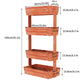 4-Tier Raised Garden Bed, Vertical Flower Pots Rack with Detachable Ladder and Adjustable Shelf, Wooden Elevated Planters Stand