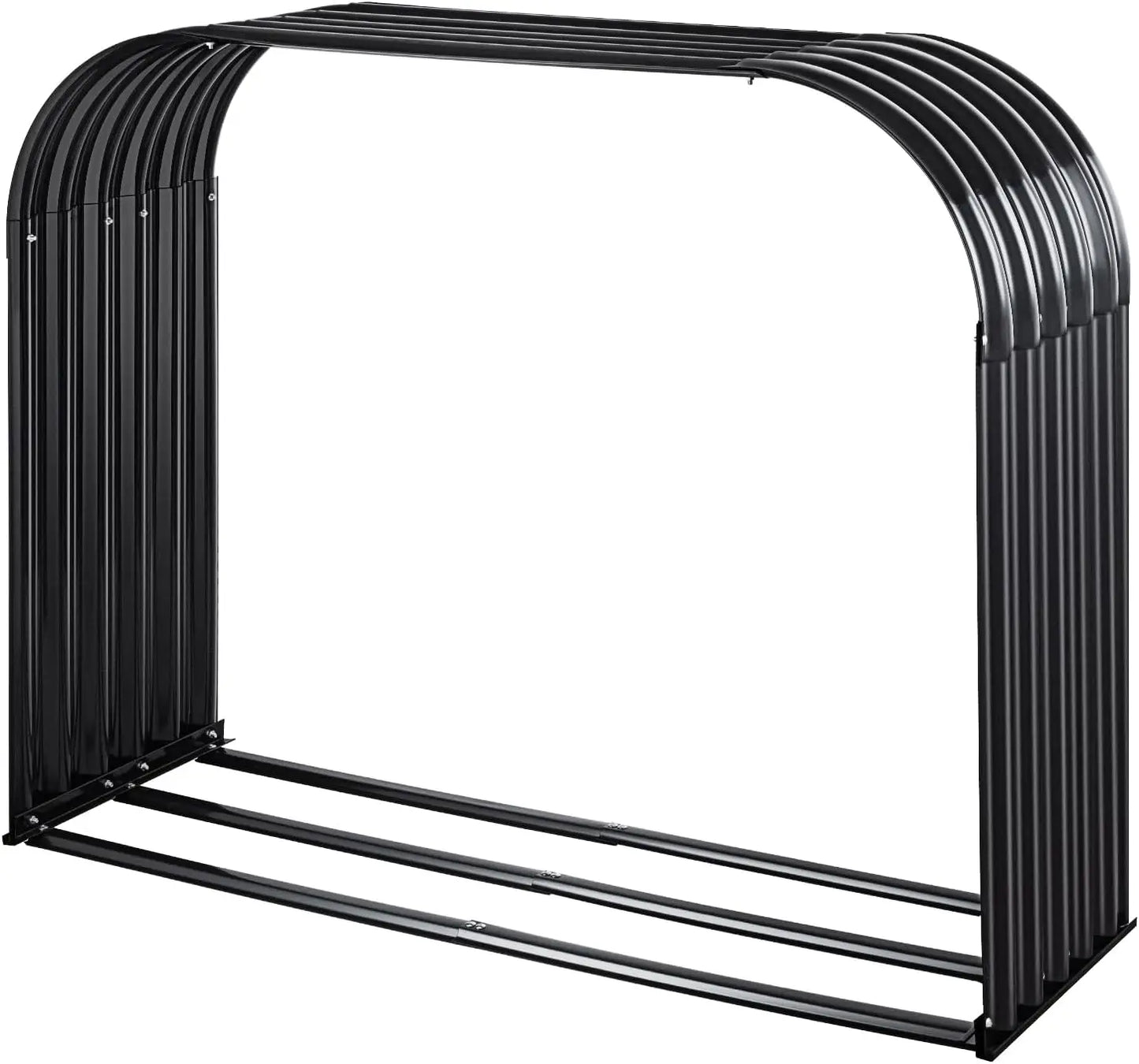 Newly Launched Heavy-Duty Metal Wood Storage Shed Indoor Outdoor Use Iron Rack for Logs Fireplace Fire Stacking Racks Shelves