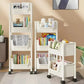 Trolley Bookshelf Kitchen Storage Rack Kitchen Corner Narrow Slit Storage Cabinet Bathroom Living Room Home Organiser Key hanger
