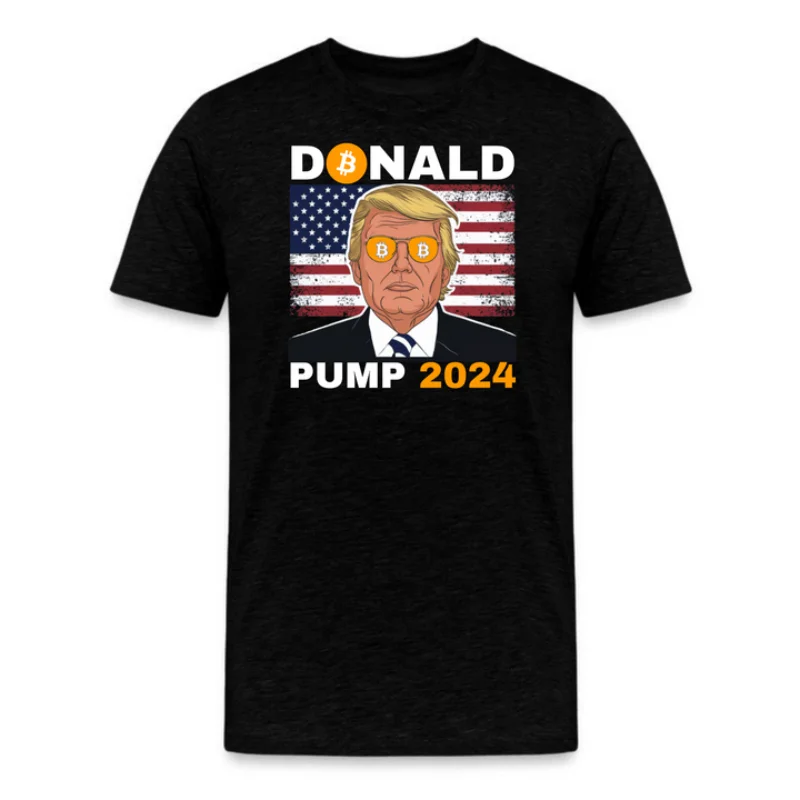 Trump 2024 Graphic T Shirts Mens Clothing 3D America USA US Flag T-shirt Fashion Streetwear Donald Fans Tee Shirts Women Clothes