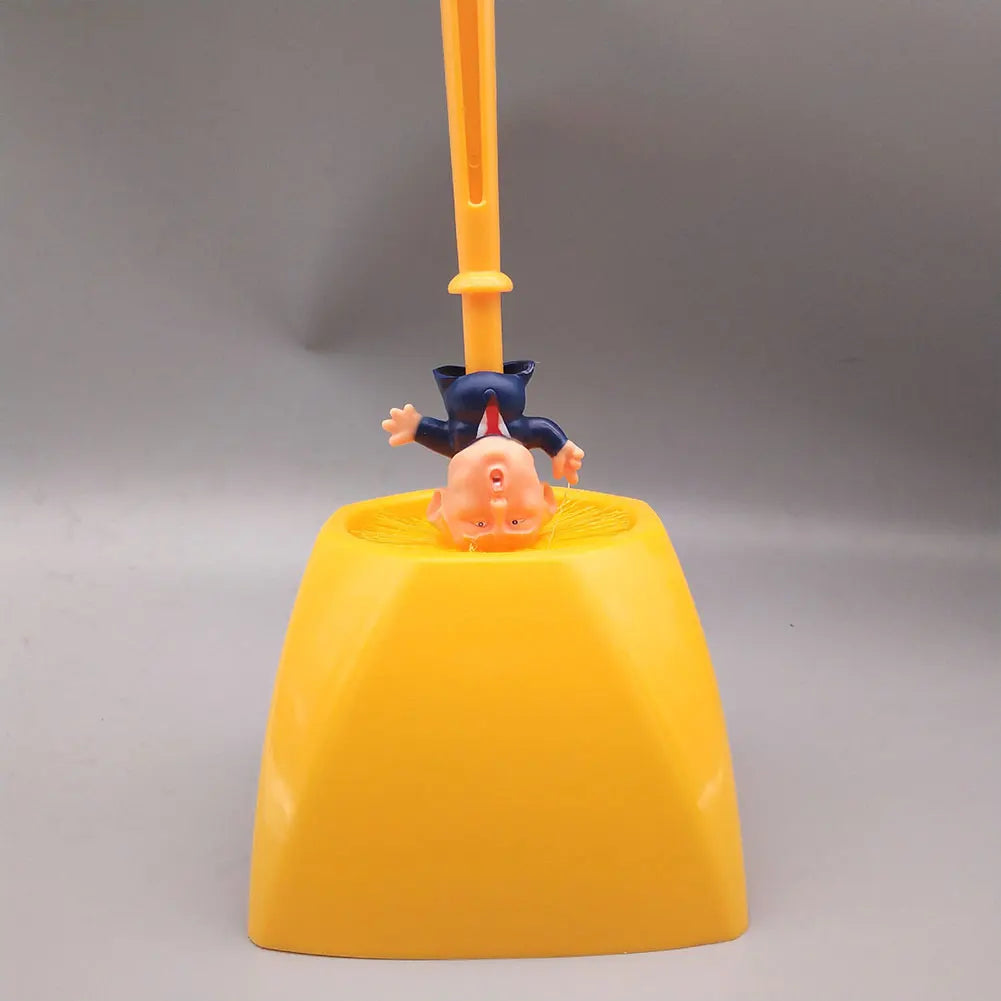 Donald Trump Bathroom Cleaning Brush Funny Trump Toilet Cleaning Brush Novelty Gifts Toilet Bowl Brush Bathroom Cleaning Tools