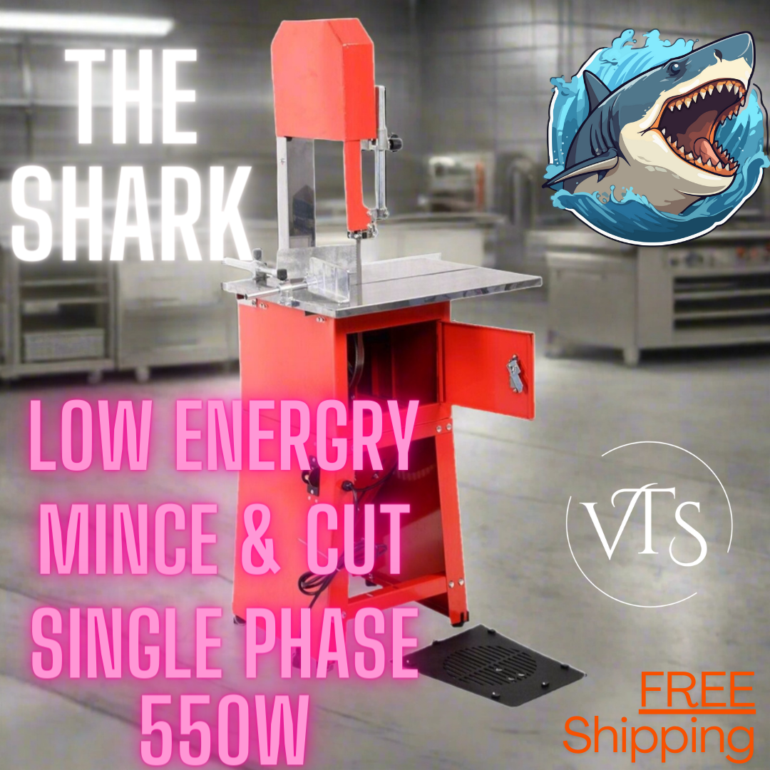 THE SHARK - Meat Cutting Band Saw 10" meat mincer Bandsaw Sausage Filler Slicer Grinder