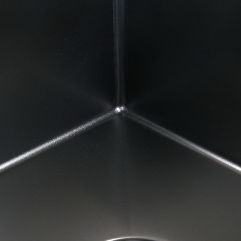Kitchen Sink 100X45CM Stainless Steel Basin Double Bowl Black
