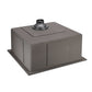 Kitchen Sink 44X44CM Stainless Steel Basin Single Bowl Black