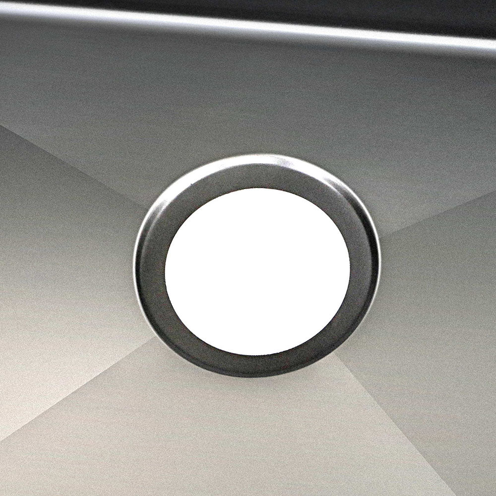 Kitchen Sink 51X45CM Stainless Steel Basin Single Bowl Black
