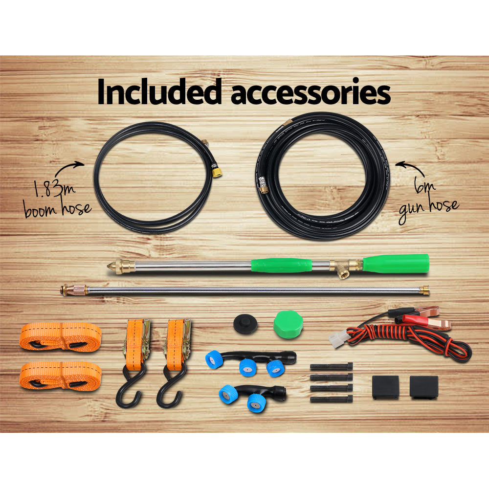 Weed Sprayer 100L Trailer 3M Boom Garden Spray