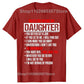 Funny Rules For Dating My Beautiful Daughter Dad T Shirts Graphic Cotton Streetwear Short Sleeve Birthday Gifts Summer T-shirt