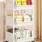 Trolley Bookshelf Kitchen Storage Rack Kitchen Corner Narrow Slit Storage Cabinet Bathroom Living Room Home Organiser Key hanger