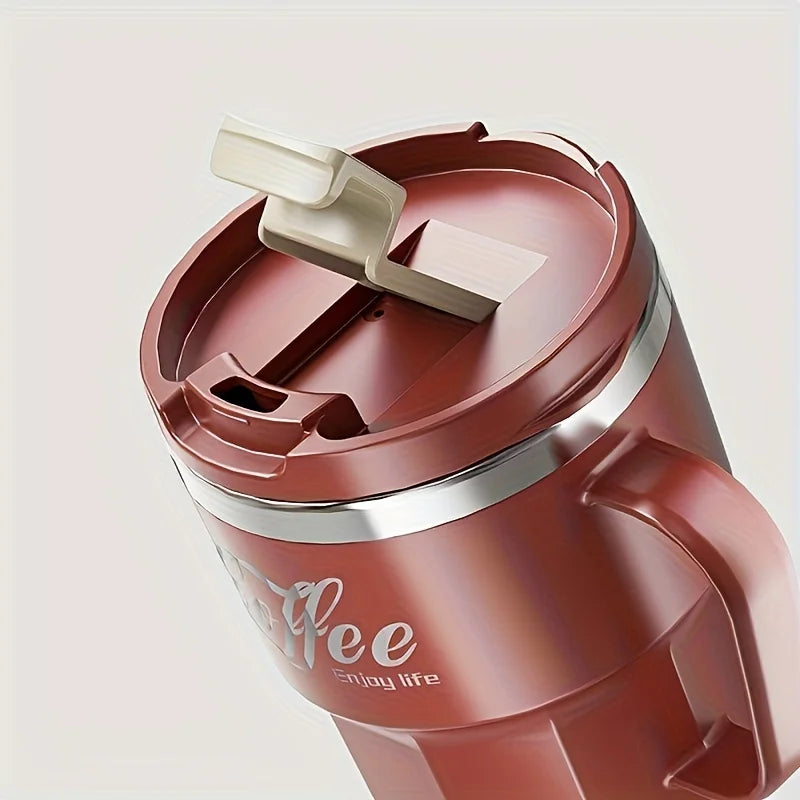 Hot Selling Insulated Cup,Stainless Steel Water Cup, Household with Lid, Anti Drop Mug, Office Cup, Dormitory Cola Cup