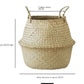 Wicker  Basket Flower Baskets Laundry  Decorative Basket Rattan Flower Pot Garden Planters Household Organizer Foldable basket