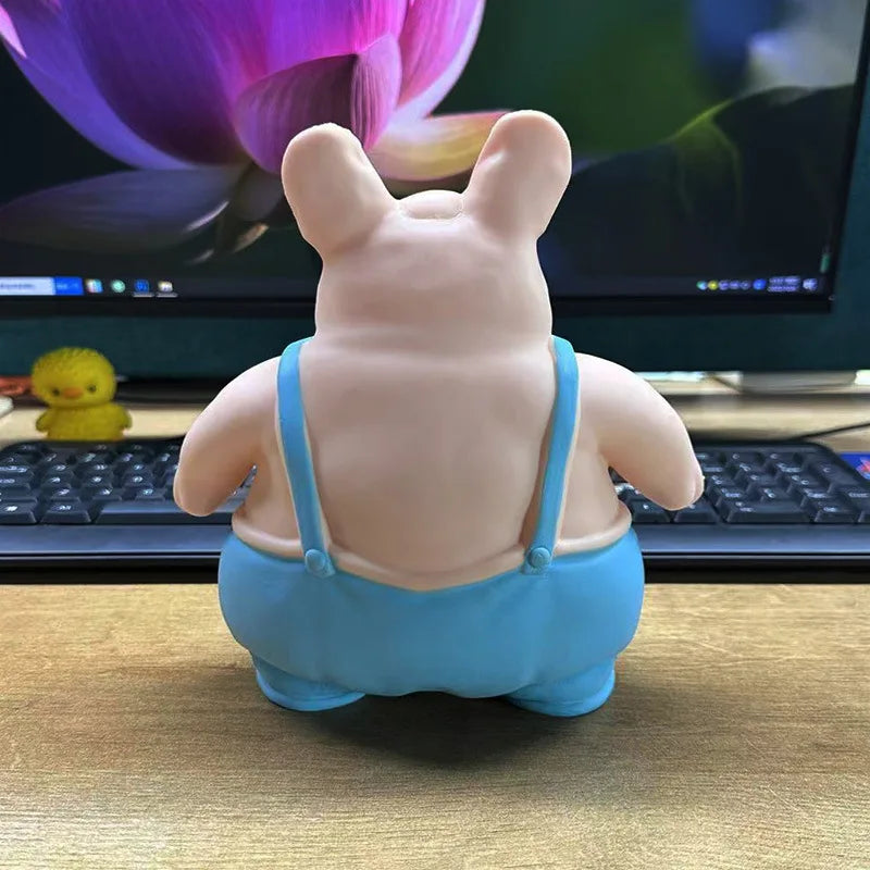 1 Pc Novel Lightning Dog Bulldog Shape Squeeze Ball Toy, Sensory Calm Anti-stress Toy, Anxiety Relief Ball For Girls Boy