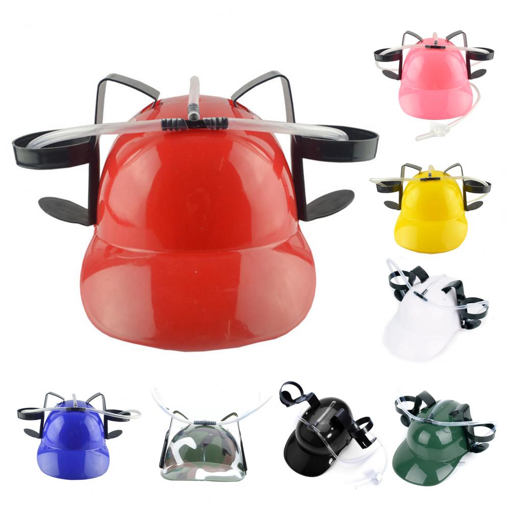 Good Beverage Helmet Practical Non-slip Durable Novelty Beer Hat Drinking Holder  Drinks Helmet
