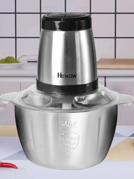 Stainless Steel 2Speeds Electric Chopper Meat Grinder Mincer Food Processor Slicer Vegetable Food Chopper Meat Slicer Machine