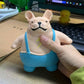 1 Pc Novel Lightning Dog Bulldog Shape Squeeze Ball Toy, Sensory Calm Anti-stress Toy, Anxiety Relief Ball For Girls Boy