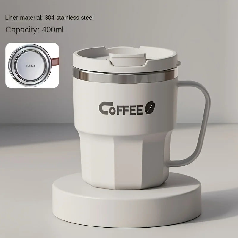 Hot Selling Insulated Cup,Stainless Steel Water Cup, Household with Lid, Anti Drop Mug, Office Cup, Dormitory Cola Cup