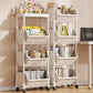 Trolley Bookshelf Kitchen Storage Rack Kitchen Corner Narrow Slit Storage Cabinet Bathroom Living Room Home Organiser Key hanger