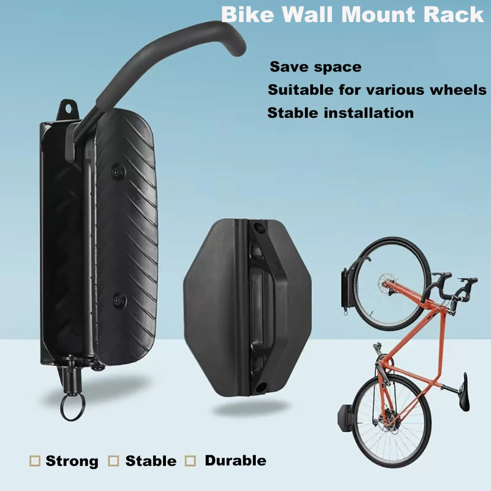 1PC Bicycle Wall Mount Rack MTB Road Bike Storage Hanging Angle Rotation Stand Hook Bike Support Stand Cycling Parking Buckle