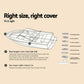 Boat Cover 23-25ft Trailerable Jumbo Marine 600D Heavy Duty Grey