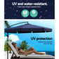3m Outdoor Umbrella w/Base Cantilever Garden Patio Beach Navy