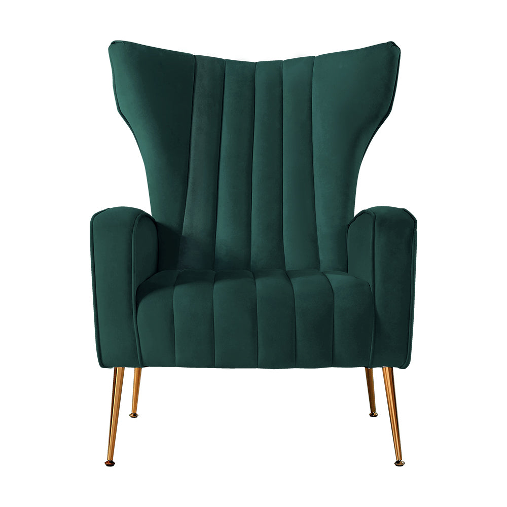 THE KATE - Armchair Green Velvet