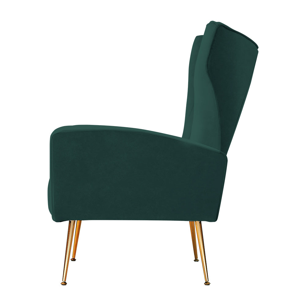 THE KATE - Armchair Green Velvet