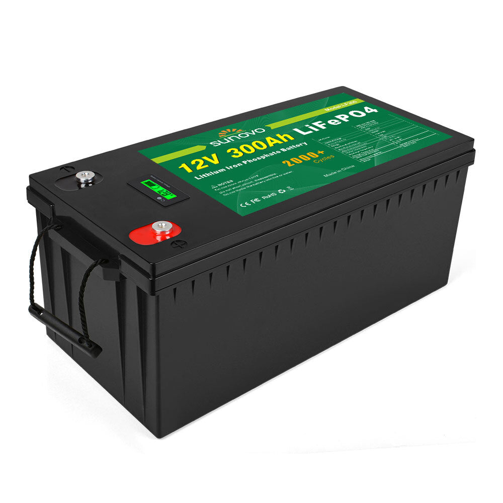 12V 300Ah Deep Cycle LiFePO4 Lithium Battery – Rechargeable