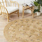 Atrium Pilu Natural By Rug Culture - 150X150CM - ROUND