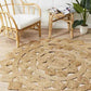 Atrium Tessellate Natural Round By Rug Culture - 120X120CM - ROUND