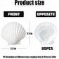 30 Pack White Scallop Seashells – 2-3 Inch Craft Shells