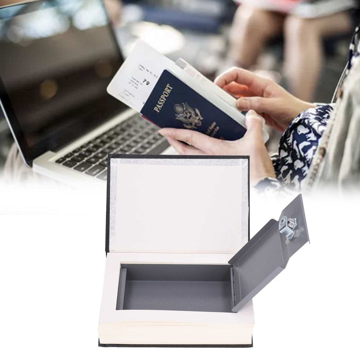 Diversion Book Safe with 2 Keys – Secure Hidden Storage
