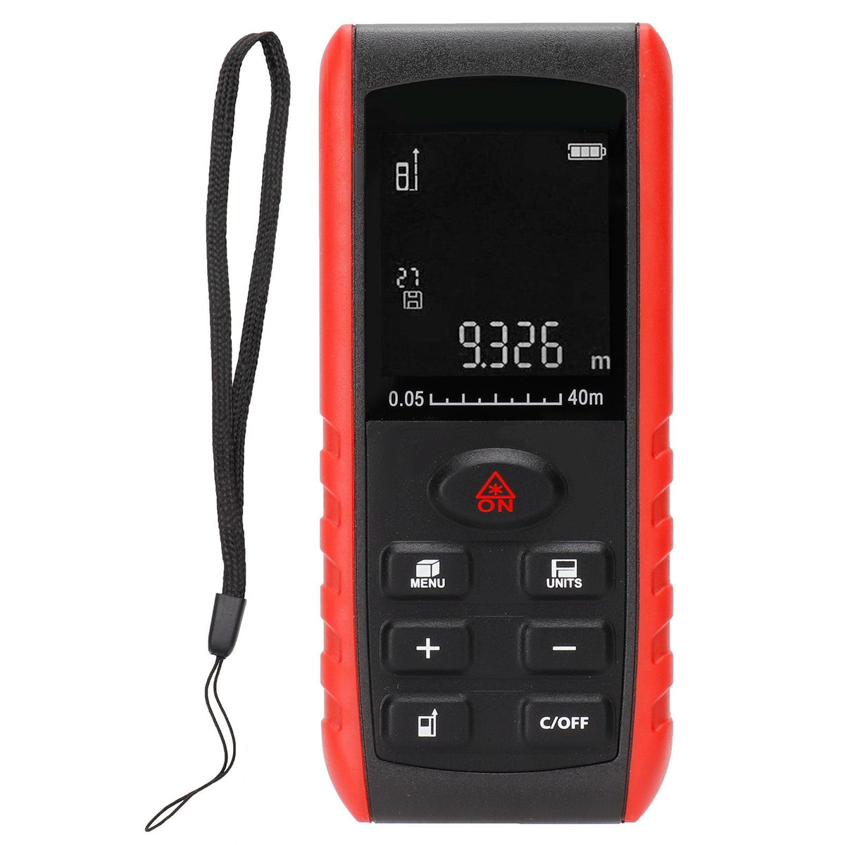 Handheld Laser Distance Measure – 0.05–40m with Display