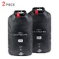 2 Piece 25L Inflatable Waterproof Dry Bag Set – Black