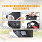 2 Piece 25L Inflatable Waterproof Dry Bag Set – Black