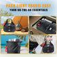 2 Piece 25L Inflatable Waterproof Dry Bag Set – Black
