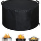 Round Gas Fire Pit Cover 36x20 inch – Waterproof 420D Polyester