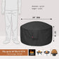 Round Gas Fire Pit Cover 40x22 inch – Waterproof 420D Polyester