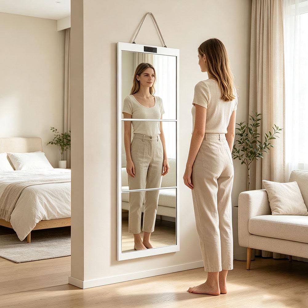 Foldable Full Length Wall Mirror – Shatterproof Acrylic