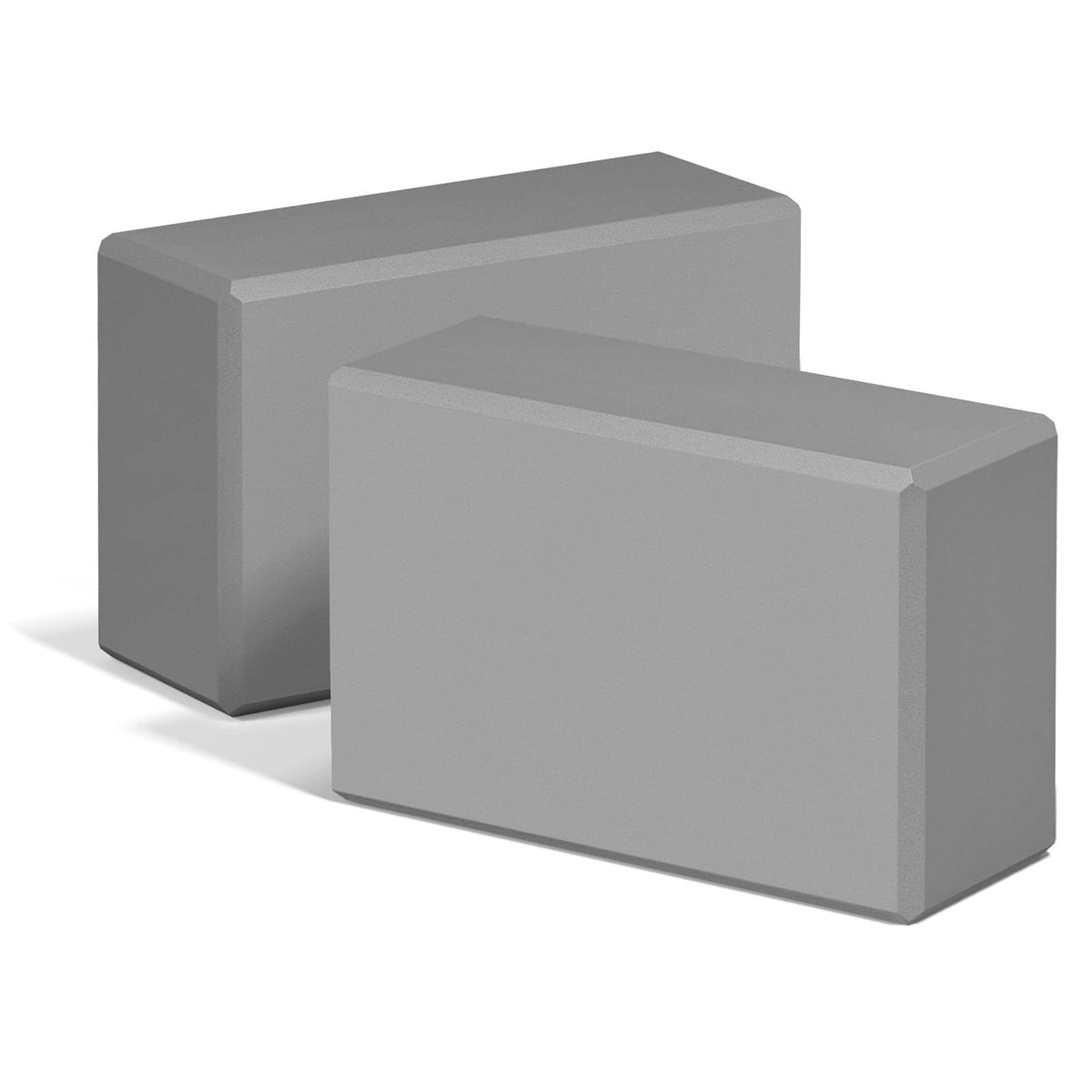 2 Pack High-Density EVA Foam Yoga Blocks – Non-Slip 9x6x3in