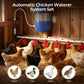 57 Piece Automatic Chicken Waterer Kit with 8 Water Cups