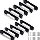 10 Piece Black Kitchen Cabinet Handles – 96mm Hole Spacing