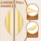 Half-Moon Cabinet Handles – 64mm Hole Spacing