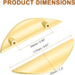 Half-Moon Cabinet Handles – 64mm Hole Spacing