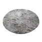 Tie-Dye Grey Round Rug – Ultra-Soft Plush 2x2ft