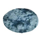 Tie-Dye Navy Blue Round Rug – Ultra-Soft Plush 2x2ft