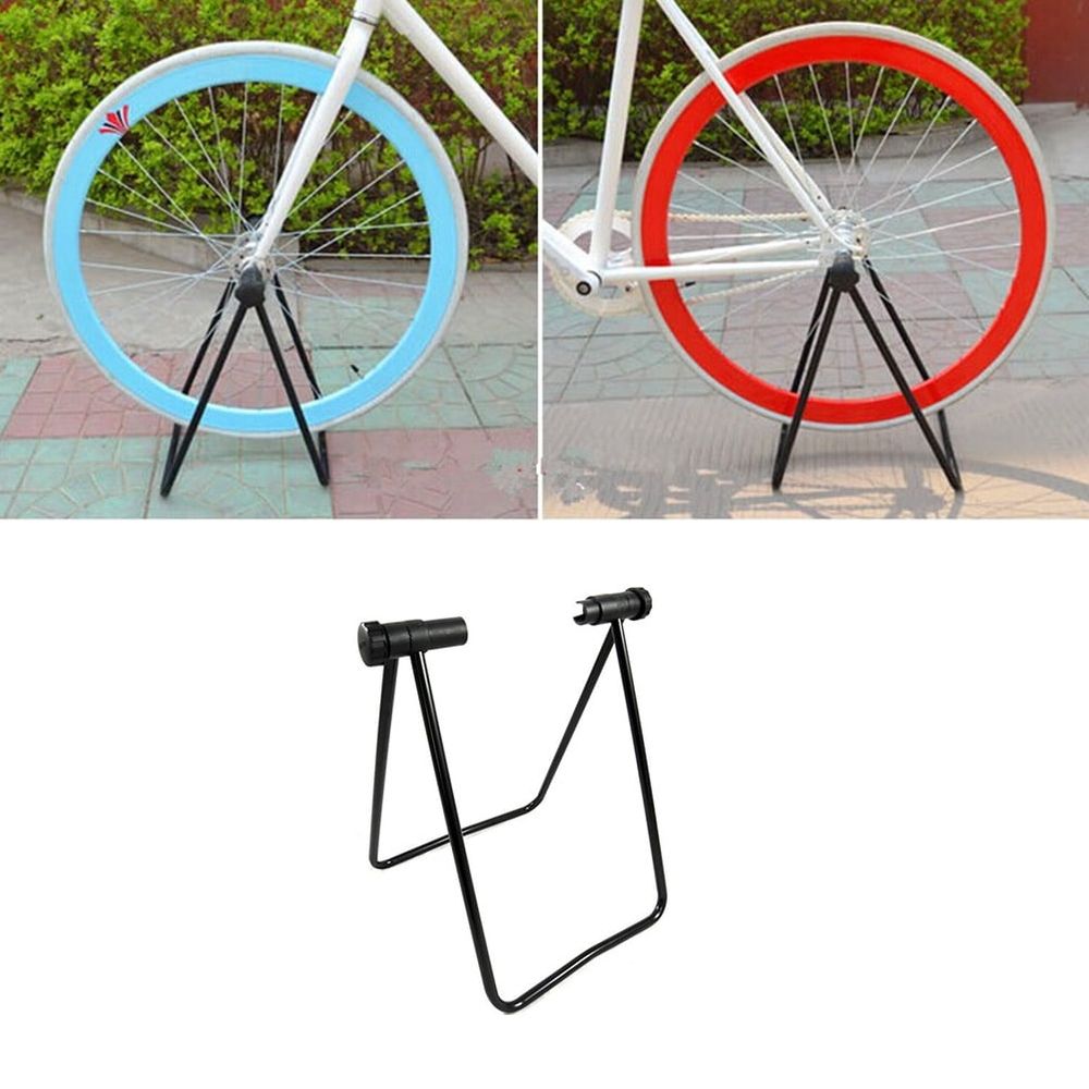 Foldable Road Bike Repair Stand – Adjustable, Black
